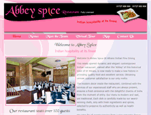 Tablet Screenshot of abbeyspice.co.uk